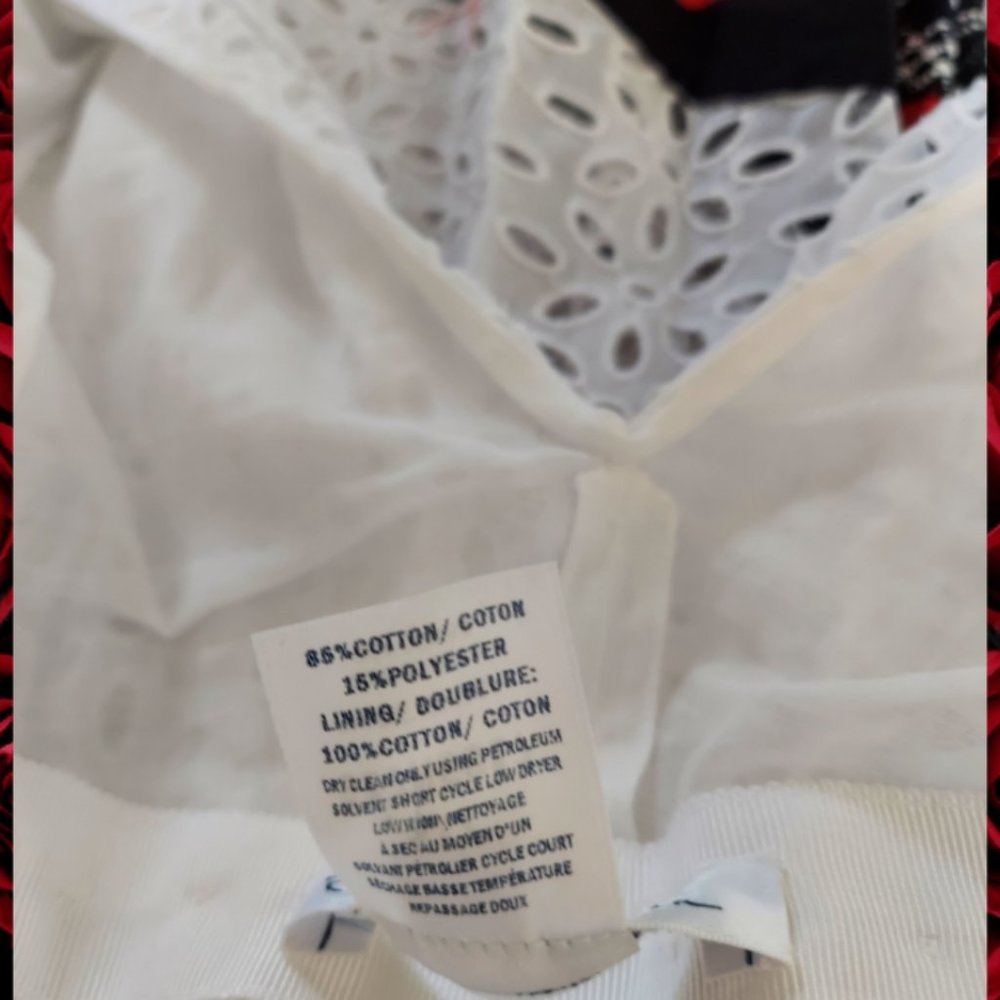◇$3990 OSCAR DE LA RENTA NEW GORGEOUS WHITE EYELET MIDI RUNWAY DRESS US 4 - Picture 7 of 13